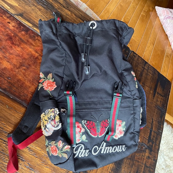 Gucci L’Aveugle Par Amour Tiger Tech Backpack main image 4